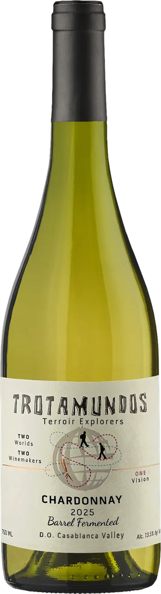 Botella Trotamundos Chardonnay 2025, D.O. Valle de Casablanca